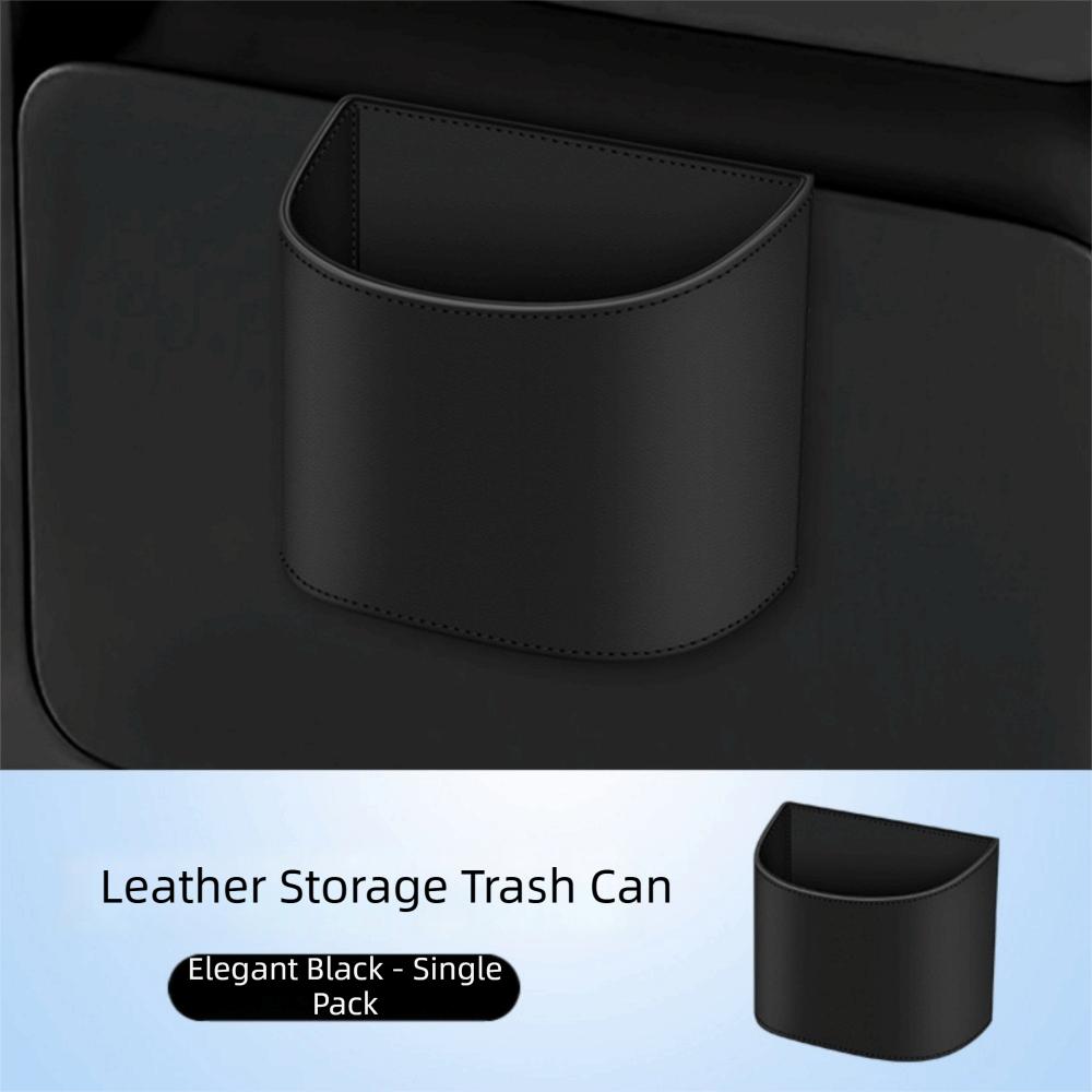 Hanging Rear Seat Garbage Bin Compact Car Door Trash Can Portable Car Trash Can Storage Box