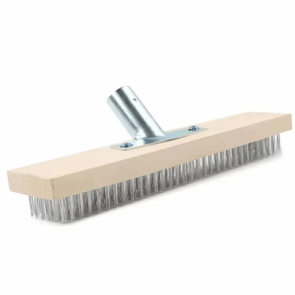 Corrosion-Resistant Wire Broom Brush Stainless Steel Floor Scrubbing Brush Swimming Pool