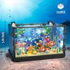 Fish Tank Building Block Lighting Aquarium Compatible Sets for Adults and Kids Ocean Jellyfish Turtle Animal Building Toys