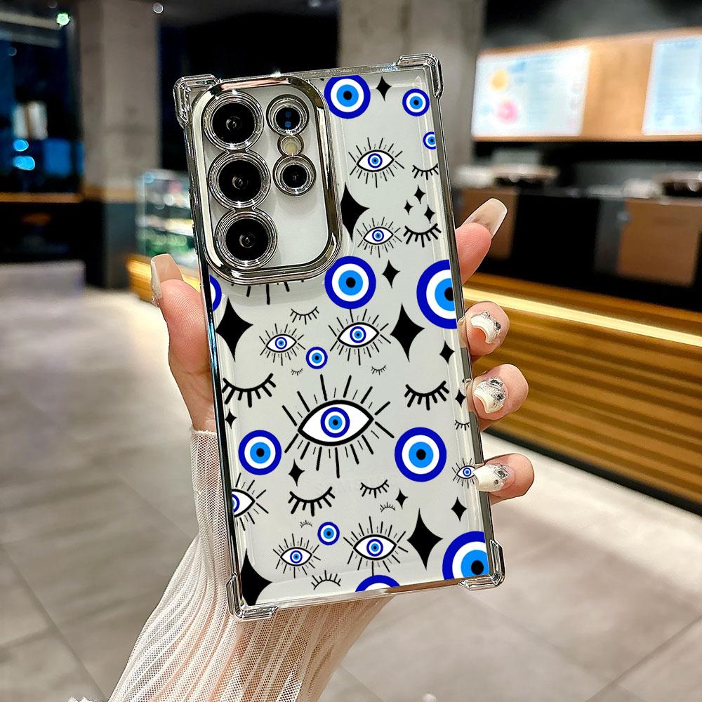 Синий глаз Синие глаза Чехол Для Galaxy S26 Ultra Чехол для телефона Для Samsung S26 S25 S24 S23 S21 Ultra S20 FE S25 Plus 5G Мягкая крышка
