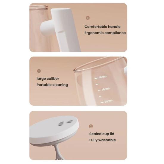 Автоматическая кружка для перемешивания кофе Электрический миксер Высокоборосиликатное стекло Легкая Портативная Универсальная Автоматическая мешалка для напитков