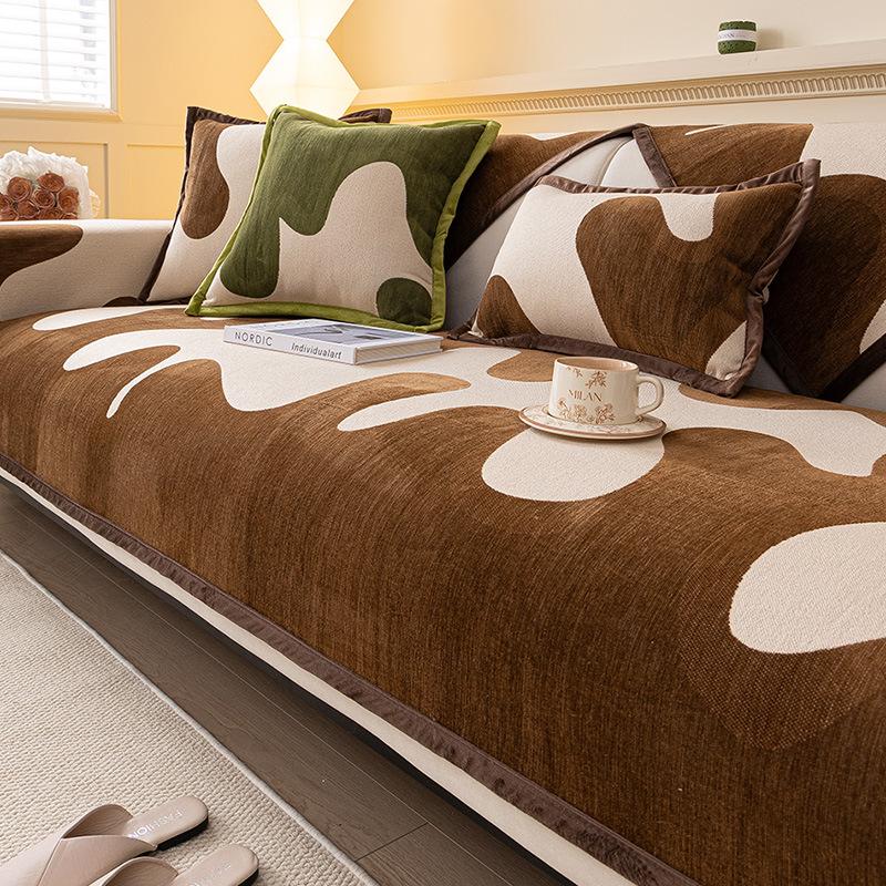 Thick Padded Sofa Cover For Extra Comfort, Neat Couch Cover And Reversible Sofa Slipcover For Sectional Loungers