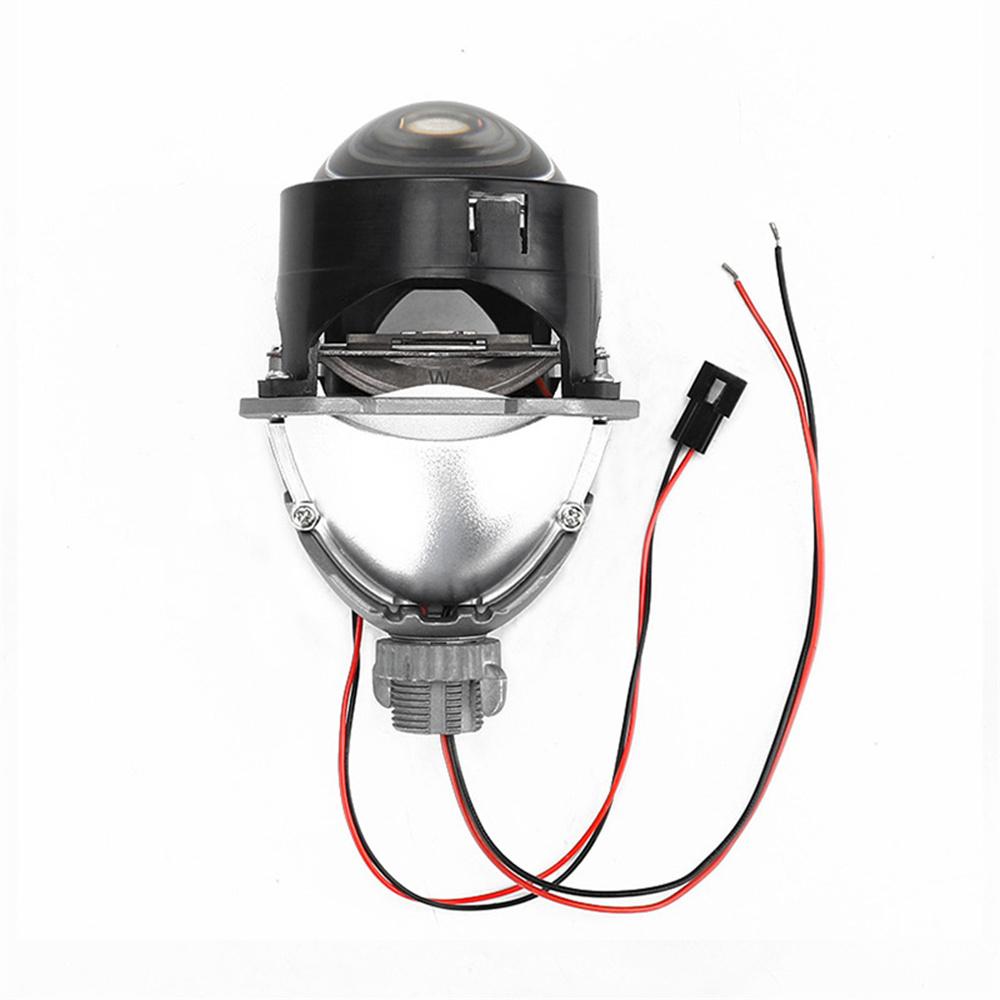 2.5'' Car LED Headlight Bulbs High Low Beam Projector Lens For H4 H7 9005 9006