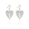 European American Angel Heart Wing Earrings