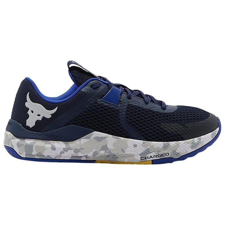 Under Armour Project Rock BSR 2 Marble - Мужские кроссовки Academy Синие Белые 3025767-400