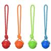 Dog Ball Toys Bouncy Rubber Ball Chew Toys Pet Dog Toy Ball with String Interactive Toys for Big Dog Puppy Games Toys