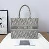 [Б/У] Сумка-тоут Book Tote Medium Белый холст Монограмма Сумка через плечо - Отличное состояние #PI9KBE