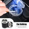 Car Interior Ashtray LED Light Portable Smoke Ashes Holder For Citroen C3 C5 Aircross C5X C4 Cactus Picasso e-C3 e-C4 C1 C6 C2