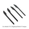 Real Carbon Fiber Door Handle Sticker for Tesla Model 3/Y/3+ Model Y Launch 2017-2025 Door Handle Protector Cover Accessories