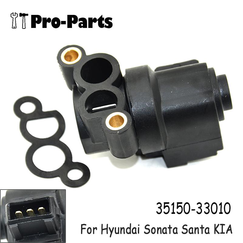 35150-33010 Новый клапан управления холостым ходом (МАК) для Hyundai Sonata Santa Fe Tiburon Tucson Kia Optima Sportage Rio Sephia Magentis