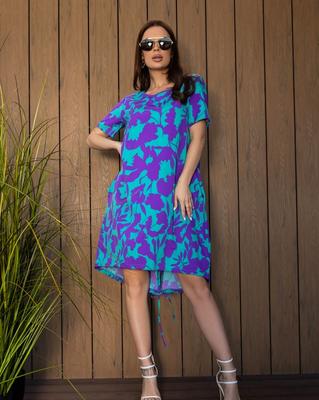 Яркое платье свободного кроя ISSA PLUS