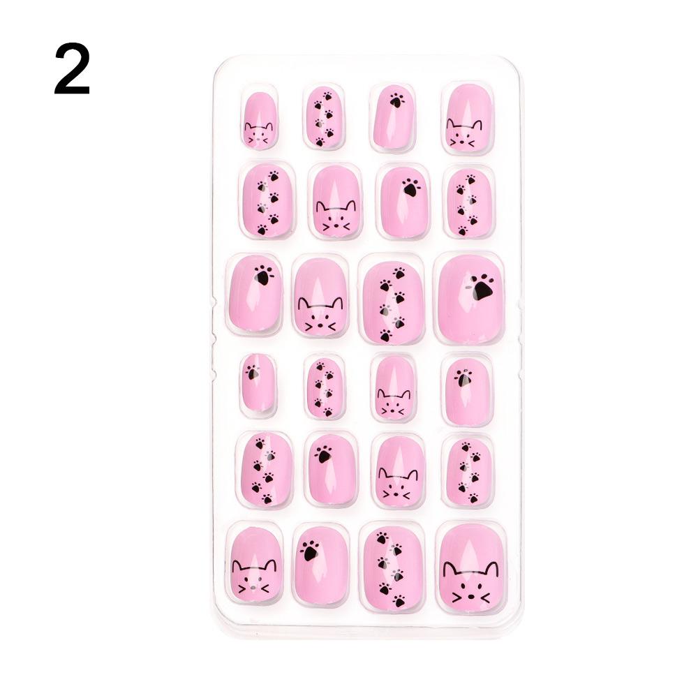 Детский искусственный маникюрный инструмент, пресс для ногтей, детские накладные ногти, накладные ногти, носимые кончики ногтей