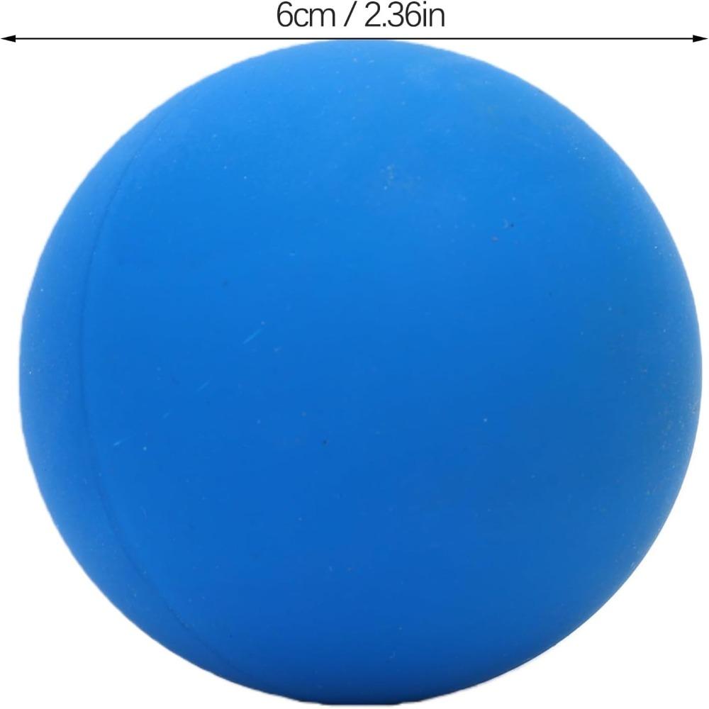4pcs Blue Squash Ball Rubber Trigger Point Ball Portable Squash Training Ball Reaction Training