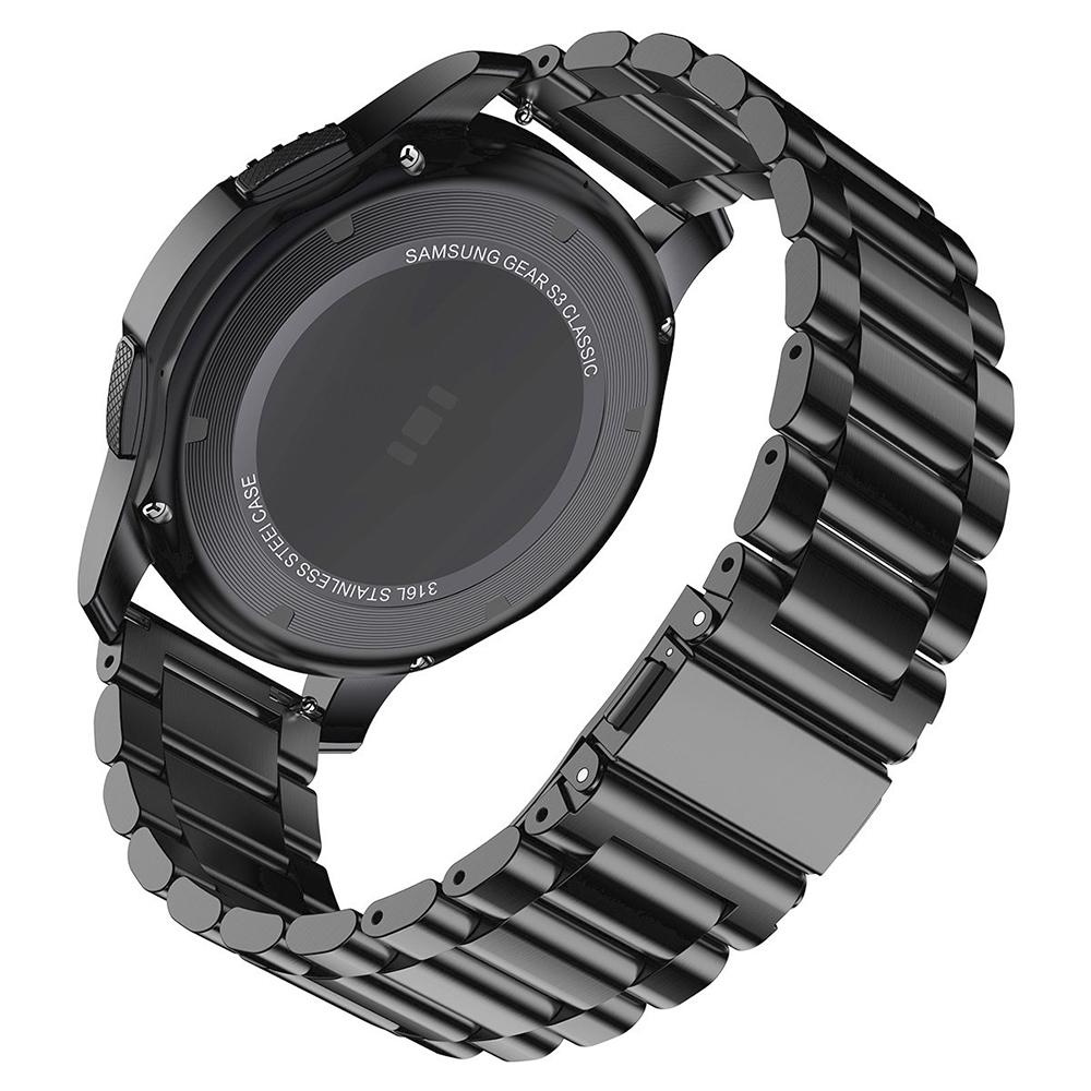 22-мм металлический ремешок для Samsung Watch 46 мм/3/Gear S3/Huawei Watch GT-2-3-Pro/GT5 GT6 46 мм, браслет из нержавеющей стали для Amazfit GTR