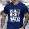 Fathers Day Mens Shirt Tops Birthday Gifts From Daughter Dad Funny T Shirts for Men Fashion Casual Clothes O-Neck Short Sleeves