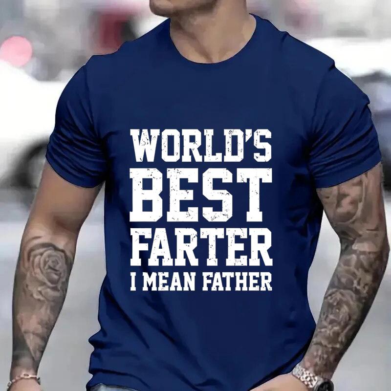 Fathers Day Mens Shirt Tops Birthday Gifts From Daughter Dad Funny T Shirts for Men Fashion Casual Clothes O-Neck Short Sleeves