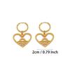 Anniyo Kiribati Earrings for Women Girls Gold Color and Stainless Steel Kiribati Earring Island Style Jewelry #068121