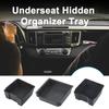 Скрытый лоток на переднее сиденье, автомобильный органайзер, ящик для хранения под сиденьем, большой вместительный, простой в установке, чехол для хранения для Model3/Y
