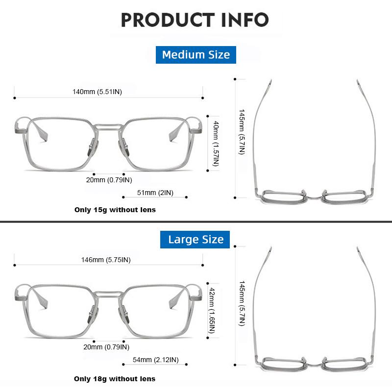 CLLOIO Чистый титановый блокирующий синий свет мужские очки для чтения оправы для очков для близорукости ручной работы фотохромные очки по рецепту