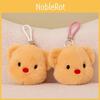 Plush Butter Bear Toy Keychain Coin Purse Headphone Bag Pendant Decorations