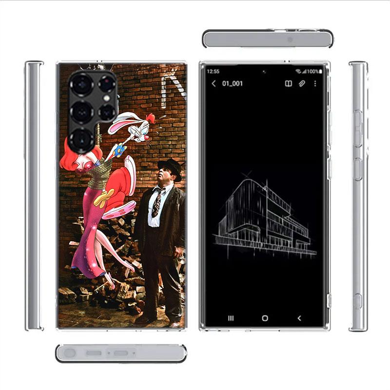 J-Jessica R-Кролики Capa Чехол для телефона Samsung S26 Ultra S25 Edge Galaxy S23 S21 S20 S24 FE S22 S10 Plus Прозрачный корпус из ТПУ