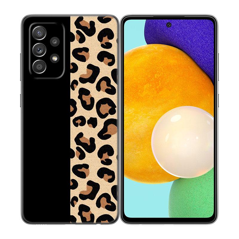 Чехол для телефона с леопардовым принтом для Samsung Galaxy A04 A21 A30 A50 A52 S A13 A14 A22 A23 A32 A53 A73 5G A11 A12 A31 A33 A51 A70 A71 A72