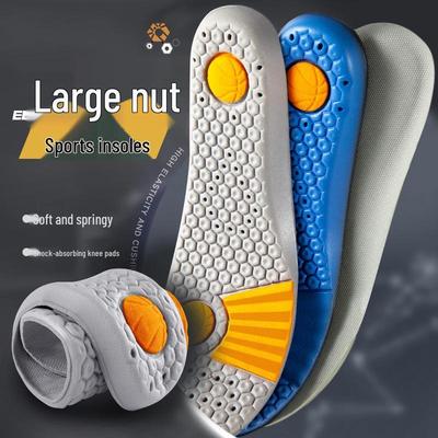 Дышащие спортивные стельки для мужчин и женщин: Амортизирующий, Впитывающий пот, Мягкий летний крой