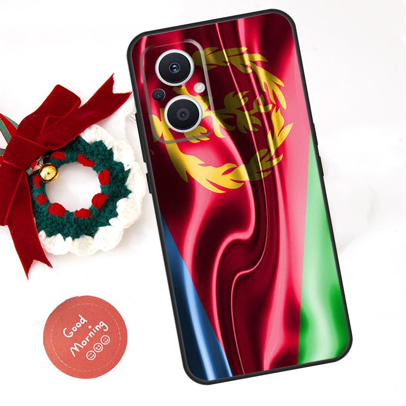 Чехол с флагом Эритреи для OPPO Reno 10 11 12 13 14 Pro 11F 12F 13F 14F 7 8 Lite Чехол для OPPO Find X8 X6 X9 Pro