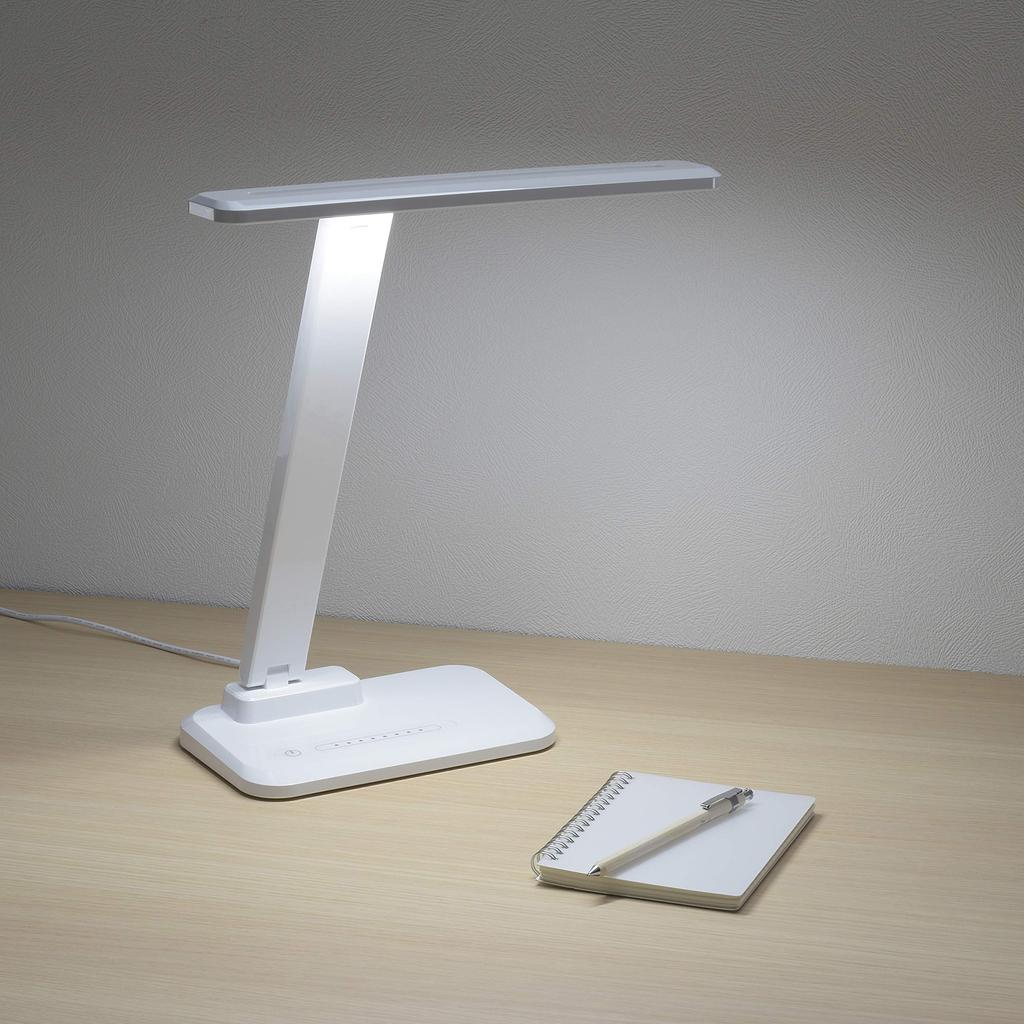 Ohm Electric LED desk lamp 650lm daylight white OHM DS-LS30FEY-W 06-3706