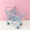 Colorful Funny Mini Supermarket Shopping Cart Photo Props Trolley Pet Bird Parrot Hamster Toy Children Kid Toy Storage Cart