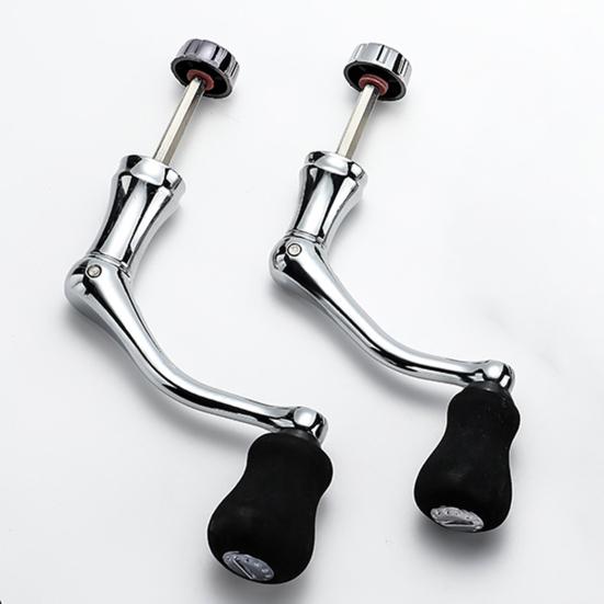Fishing Reel Rocker Arm Heavy Duty Metal Universal Spinning Baitcasting Reel Power Handle Grip Replacement Parts Fishing Accessories
