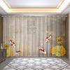 Китайские ретро-шторы на заказ Цветы Птицы Китайская живопись Декоративные шторы Классические полузатемняющие оконные шторы 2 панели