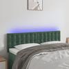 VidaXL LED Headboard Bedroom Furniture Double Bed Accessory Head of Bed Frame Interior Dark Green 3122097