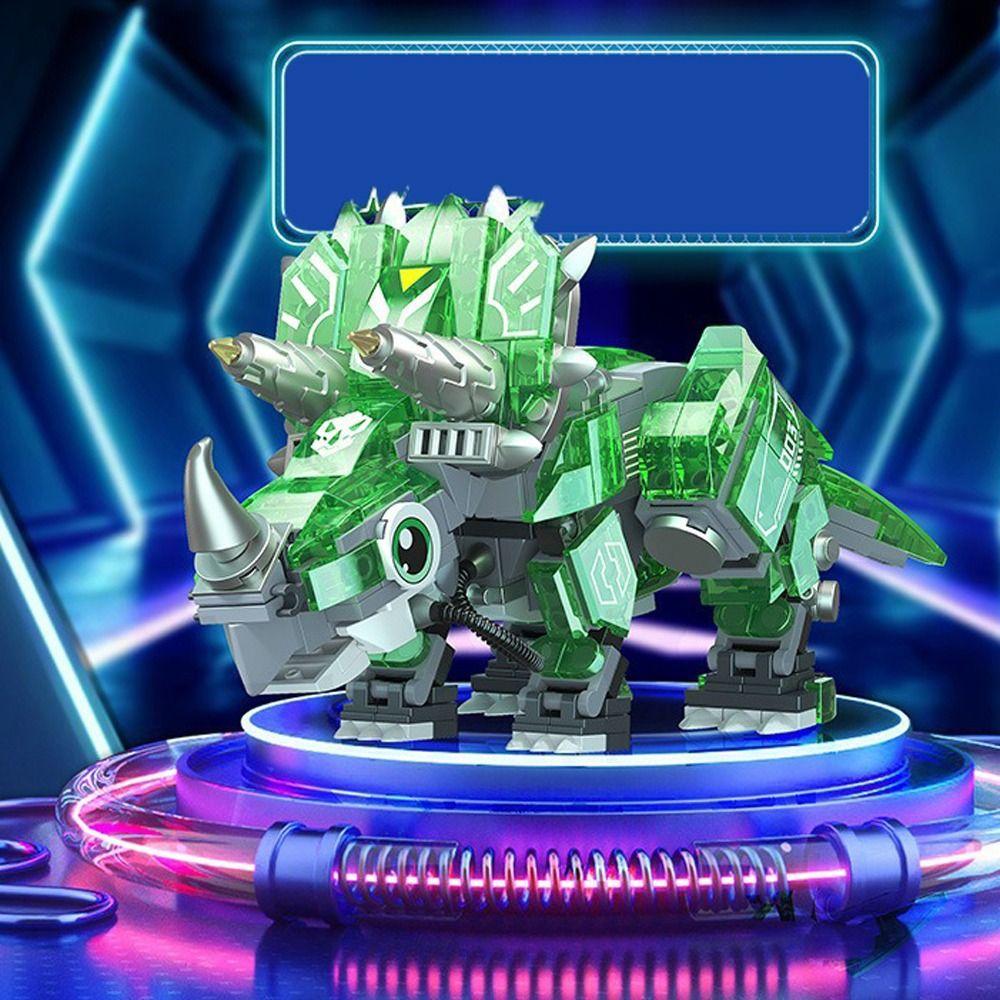 Spinosaurus Mechanical Dinosaurs Block Tyrannosaurus Velociraptor Model Toy Holiday