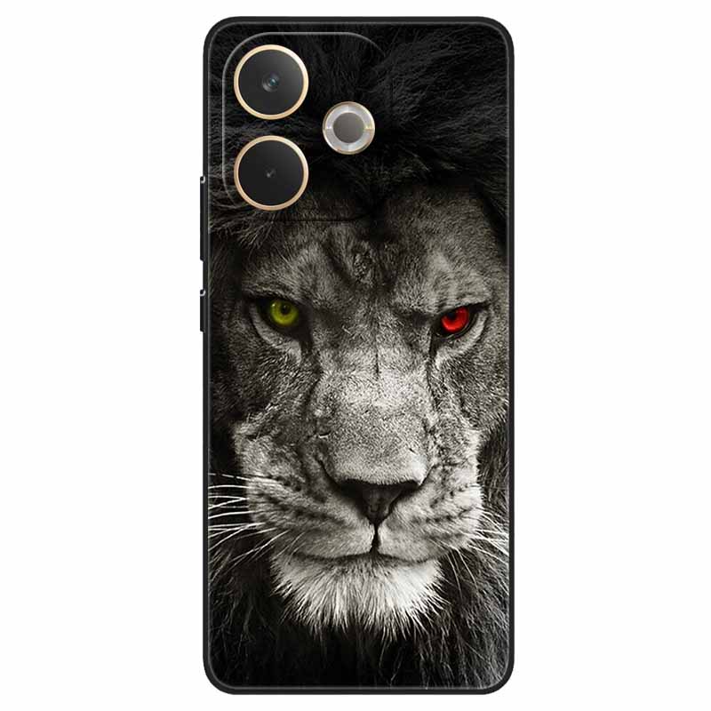 Чехол для OPPO A5 Pro 4G Черный ТПУ Крутые Животные Волки Силиконовая Крышка Телефона для Oppo A5 Pro 5G Защитные Чехлы A5Pro 2025 Чехлы