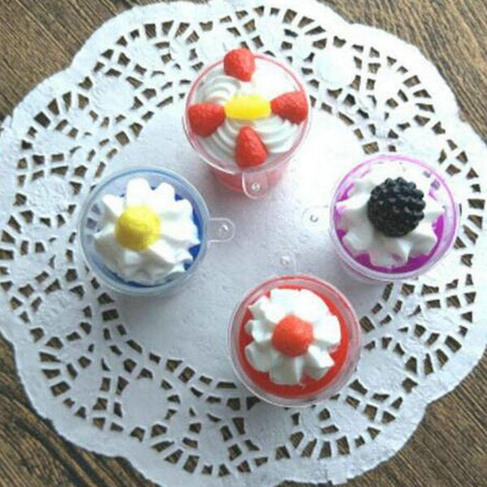 Tools Baking Plastic DIY Craft Ice Cream Cups Cake Decorating Miniature Frappuccino Cup Cover Lid