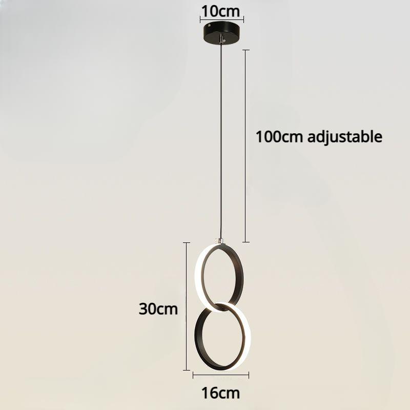 Скандинавские современные подвесные светильники, светодиодная люстра для гостиной, спальни, столовой, кухни, ресторана