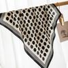 100% Mulberry Silk  New Retro Polka Dot Printed Silk Scarf Shawl Sunscreen