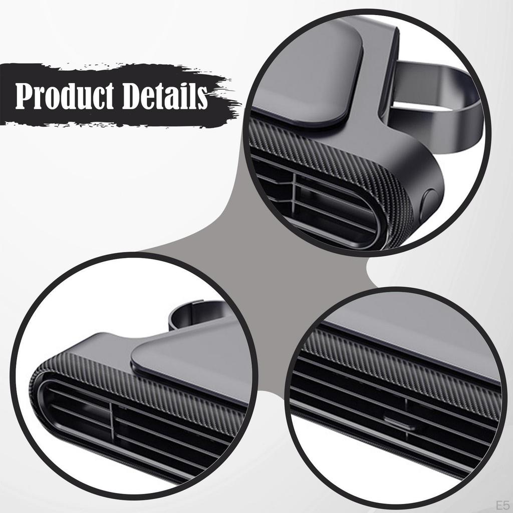 Cooling Fan for Backseat Easy Installation Speed Adjustable Air Circulation RV Driving