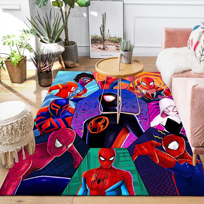 1Pc Spiderpeople Wonder Rug, Office Carpet Indoor Outdoor Doormat, Non-Slip, Comfortable, Living, Christmas Halloween, Xmas Gift N1128