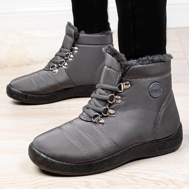 Women Boots  Winter Shoes Women Snow Boots Waterproof Ankle Boots Female Black Winter Footwear Botas De Mujer Warm Botines