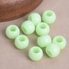 50pcs Round Opaque Acrylic 10mm Loose Big Hole Beads Wholesale Lot Crafts Findings for DIY Jewelry Making