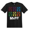 Misfits Skull Rock, Band Men's and Women's T-shirts Black S-3XL