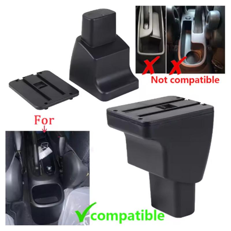 For Hyundai I10 Armrest For Hyundai I10 Car Armrest box Interior Parts details Retrofit parts Storage box Car Accessories USB