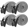 AWELCRAFT Cargo Tie-Down Straps, 2m X 4 Straps, 200kg Breaking Capacity, GS Certified, Multi-Purpose, Secures Cargo, Tie-Down, Cable Ties, Packaging,