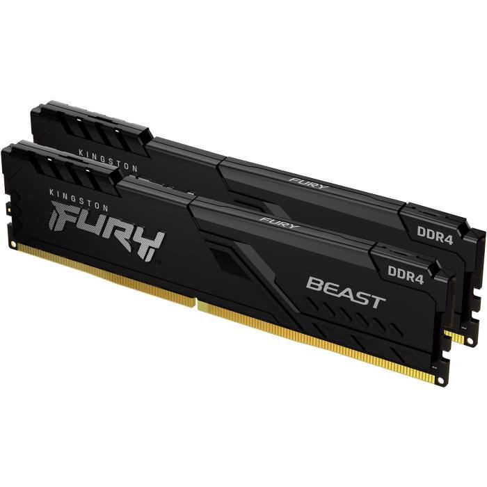 Память Kingston FURY Beast 16 ГБ (2x8 ГБ) DDR4 3600 МГц CL17