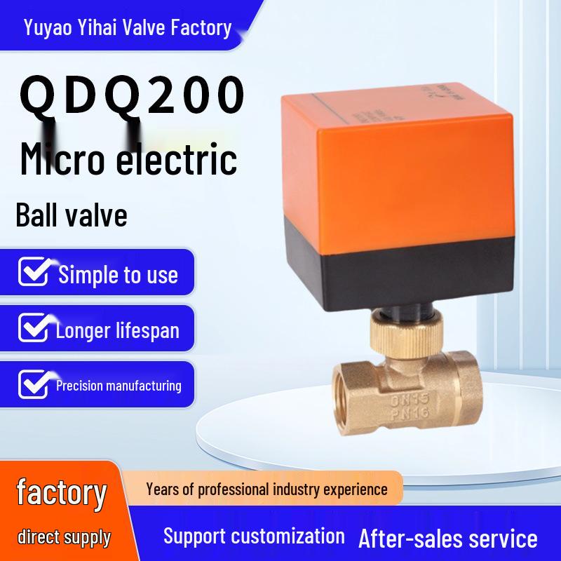 Mini Smart Electric Ball Valve for Garden Irrigation & HVAC Systems