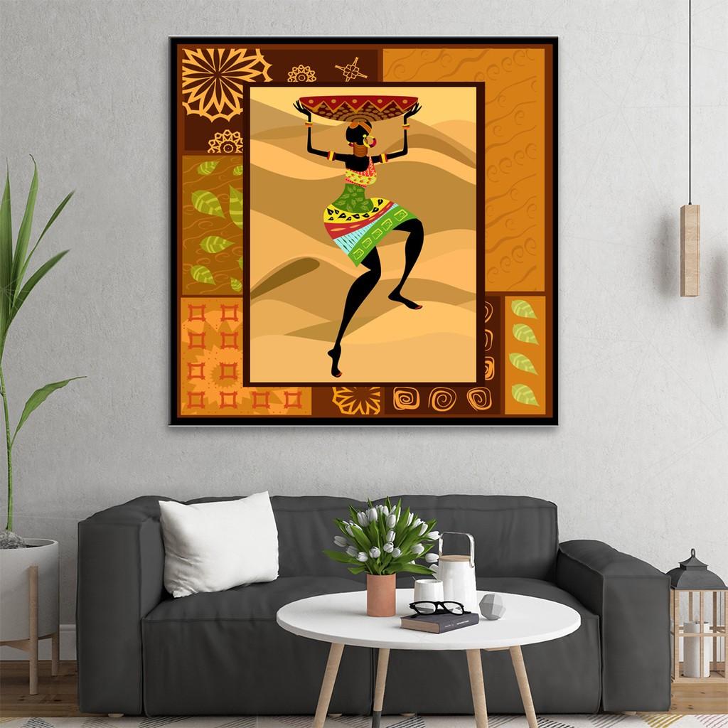 Afrikalı Kadın Tablo