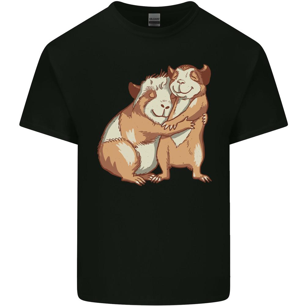 Guinea Pigs Hugging Mens Light Cotton T-Shirt Unisex T-Shirt