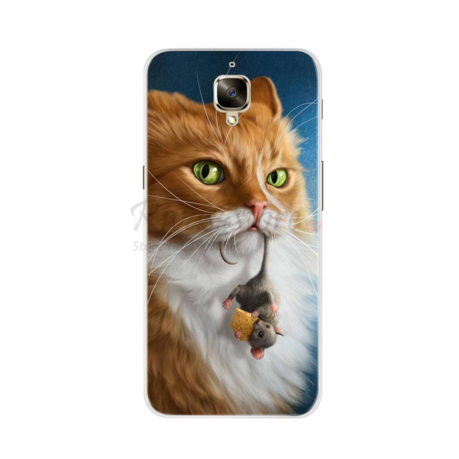 For OnePlus 3t Case Oneplus 3 Back Cover Ultra Thin Silicone Cartoon For Oneplus 3T Cover One Plus 3 Three Phone case Soft Coque